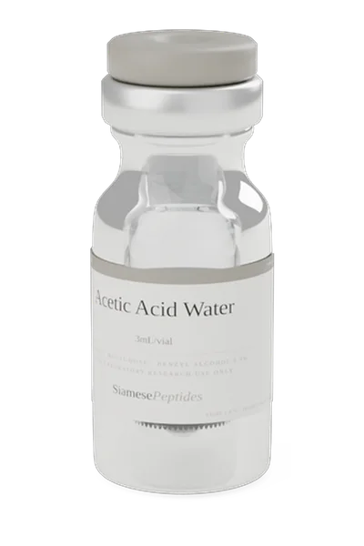 Acetic Acid Water 3mL/vial, glass vial