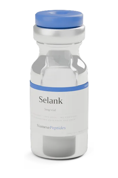 Selank 5mg/vial, glass vial